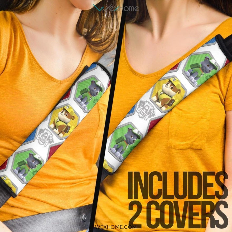 Paw Patrol Pattern Custom Seat Belt Covers