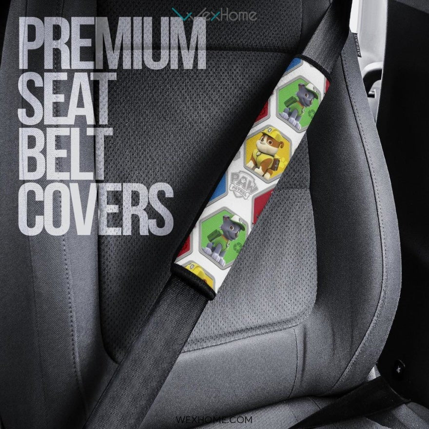 Paw Patrol Pattern Custom Seat Belt Covers