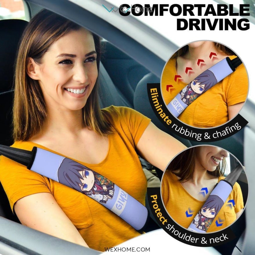 Giyu Tomioka Cute  Seat Belt Covers