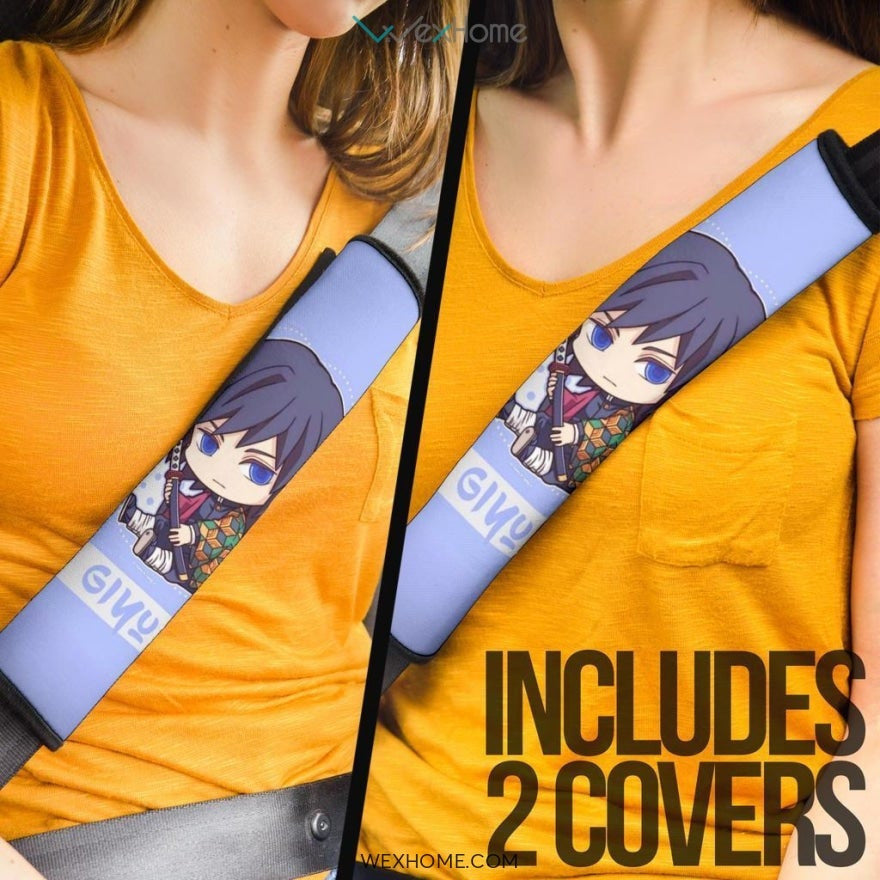 Giyu Tomioka Cute  Seat Belt Covers
