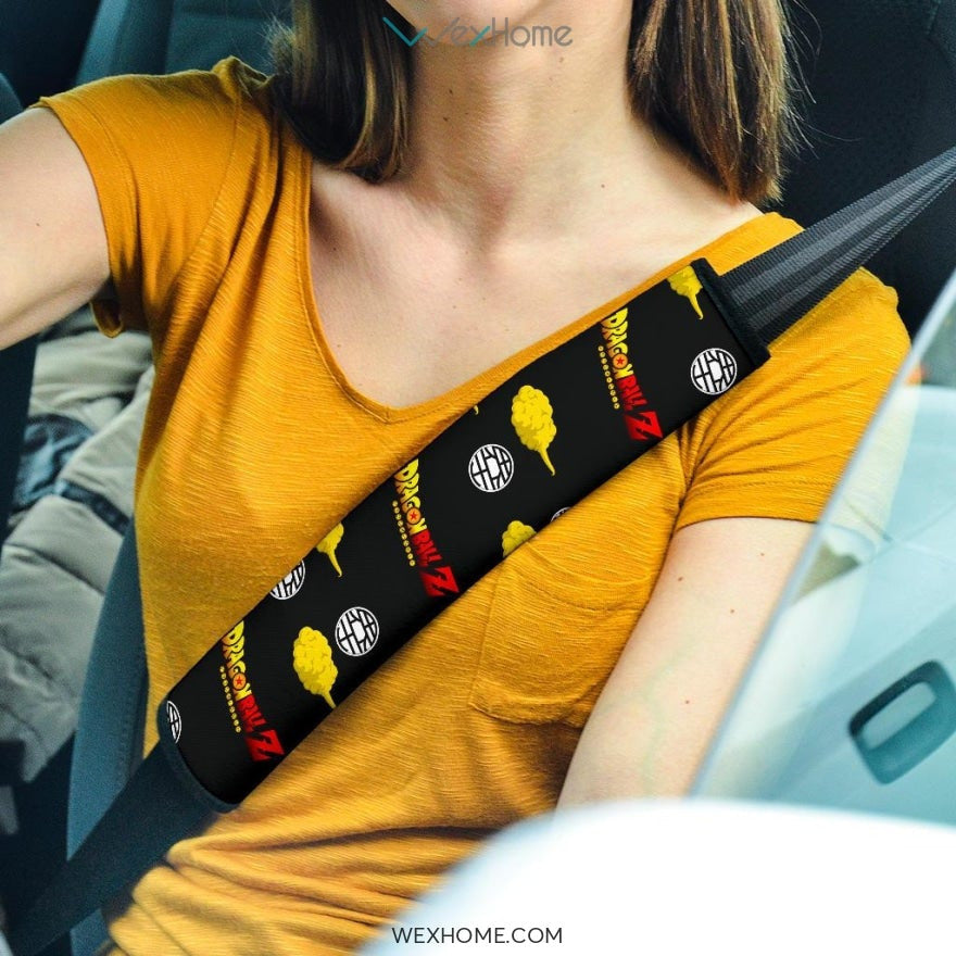 Dragon Ball Anime Seat Belt Covers | Flying Nimbus Clouds Patterns Belt Covers