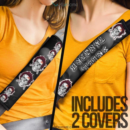 Demon Slayer Anime Seat Belt Covers | DS Skull Tanjiro Belt Covers