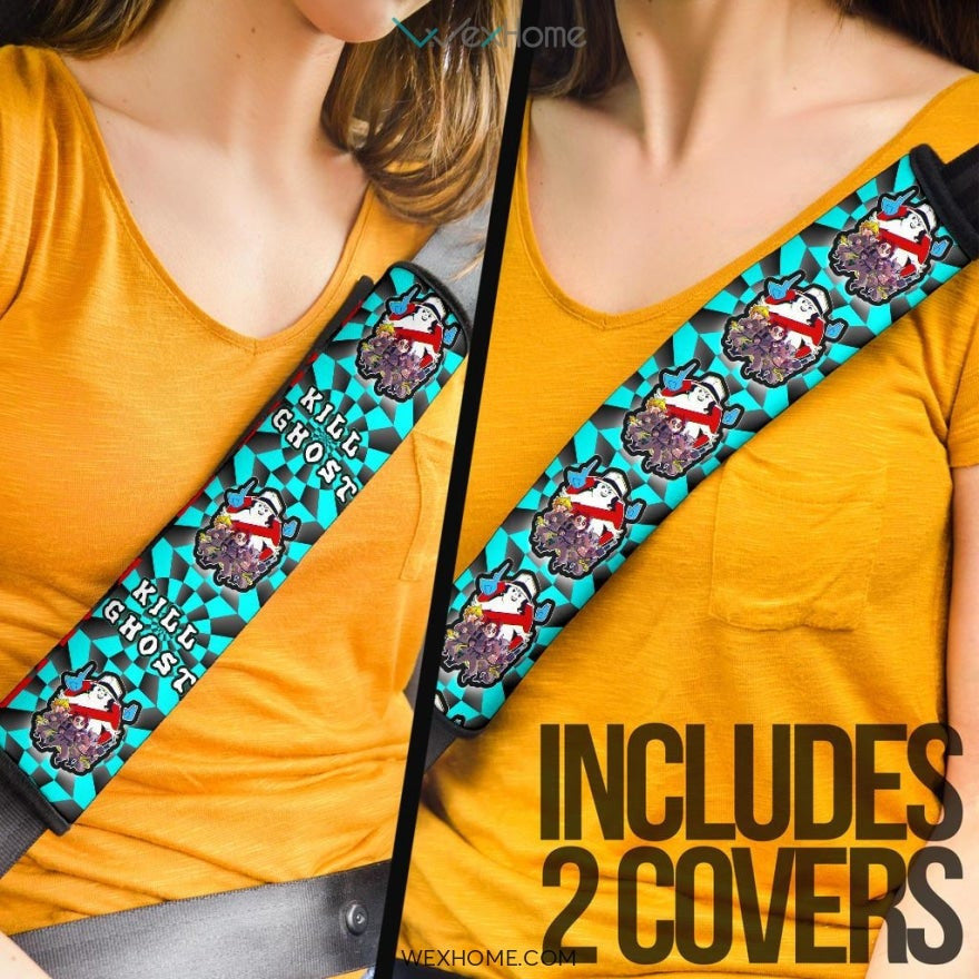 Demon Slayer Anime Seat Belt Covers | DS Kill Ghost Team Belt Covers