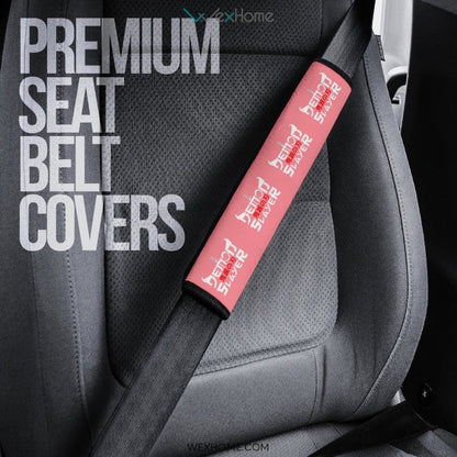 Demon Slayers Anime Seat Belt Covers | Nezuko Moments Pink Belt Covers