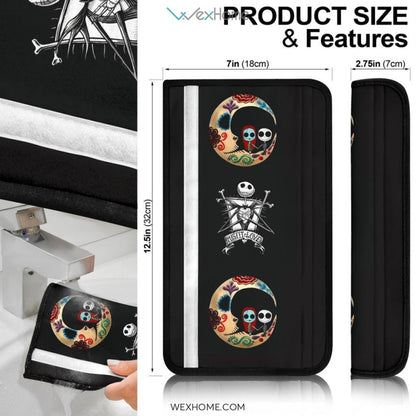 The Nightmare Before Christmas Cartoon Seat Belt Covers | Jack Sally Misfit Love Belt Covers