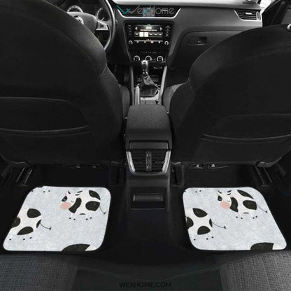 Cute Cows Pattern Front And Back Car Mats
