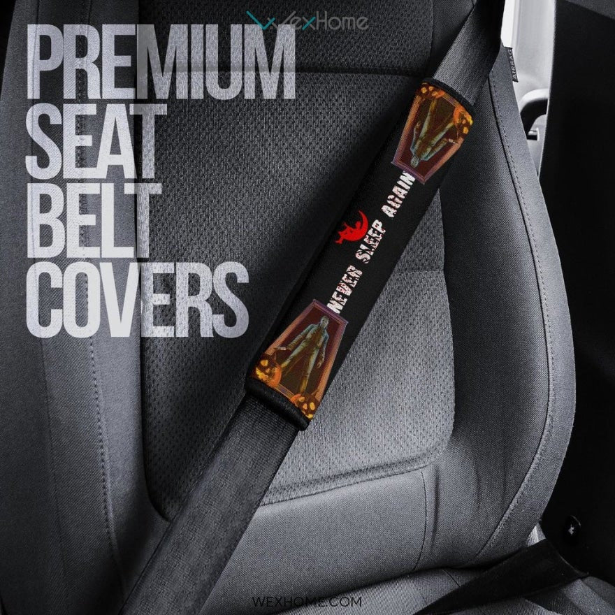 Horror Movie Seat Belt Covers | Michael Myers With Freddy Glove Belt Covers