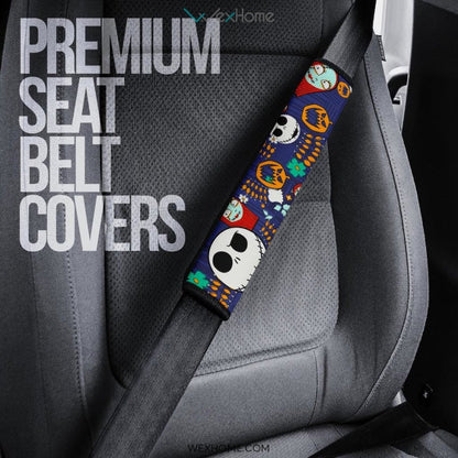The Nightmare Before Christmas Cartoon Seat Belt Covers | Jack Boogie Heads Belt Covers