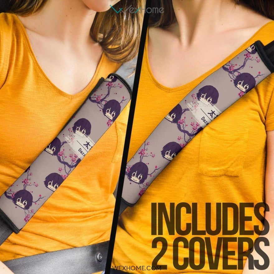 Osamu Dazai Custom Seat Belt Covers