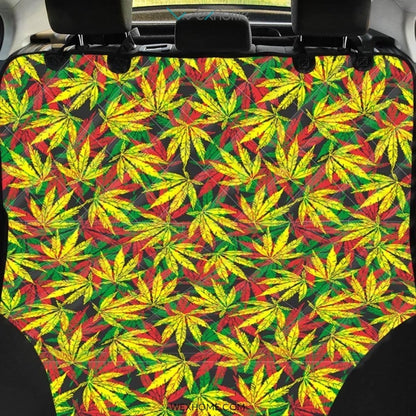 Tropical Reggae Leaf Pet Car Seat Cover