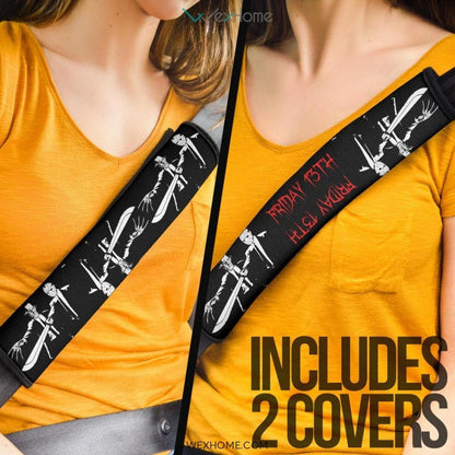 Friday The 13th Horror Movie Seat Belt Covers | Jason And Freddy Recording Belt Covers