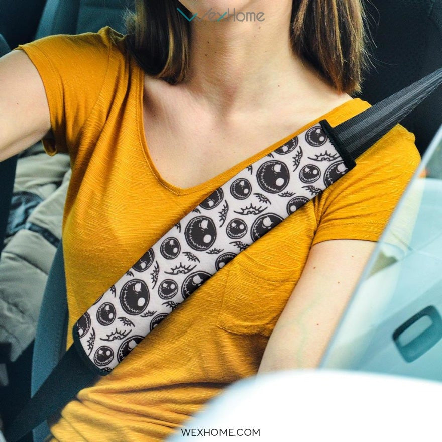 The Nightmare Before Christmas Cartoon Seat Belt Covers | Jack Head Patterns Belt Covers