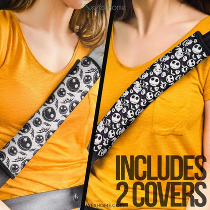 The Nightmare Before Christmas Cartoon Seat Belt Covers | Jack Head Patterns Belt Covers