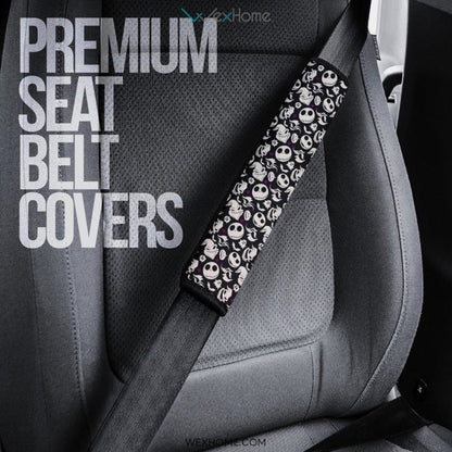 The Nightmare Before Christmas Cartoon Seat Belt Covers | Jack Head Patterns Belt Covers