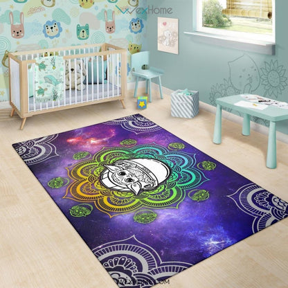 Baby Yoda Mandala Nursery Area Rug