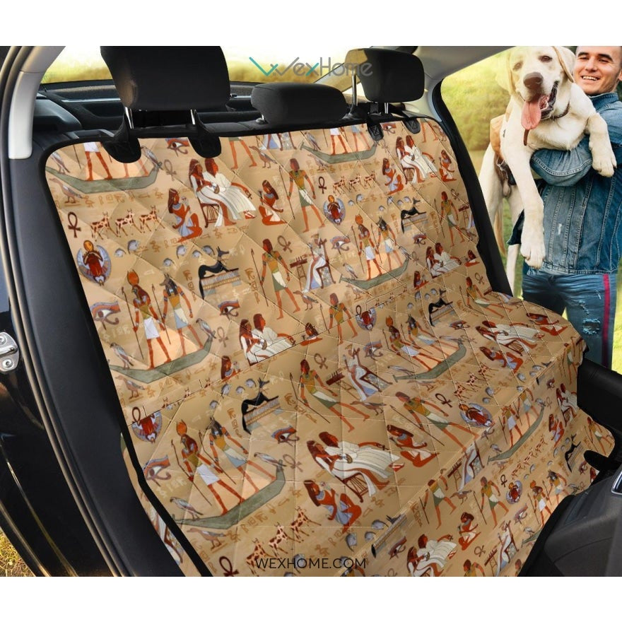 Pattern Print Egyptian Pet Car Seat Cover