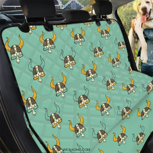Viking Helmet Pet Car Seat Cover