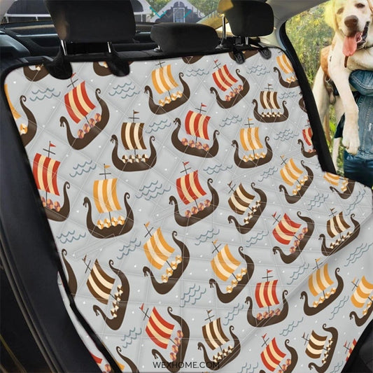 Viking Drakkar Ship Pet Car Seat Cover