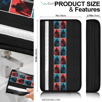 Daft Punk Seat Belt Covers | Daft Punk Duo Patterns Belt Covers