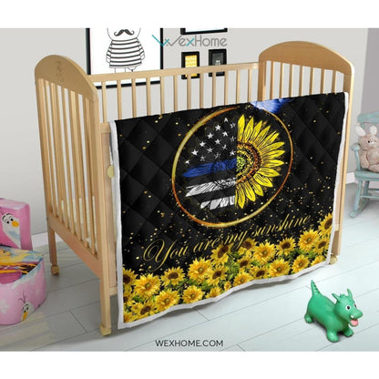 Police You Are My Sunflower Quilt