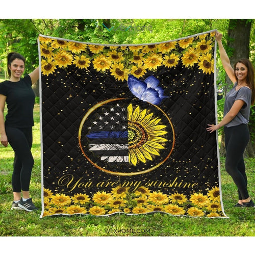 Police You Are My Sunflower Quilt