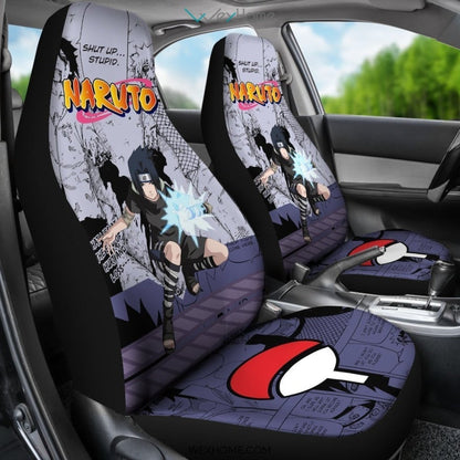 Uchiha Sasuke Car Seat Cover Fighting Naruto Anime Fan