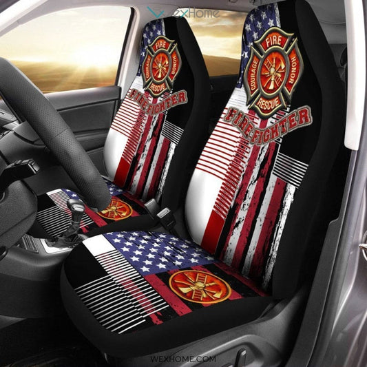 Firefighter Car Seat Cover