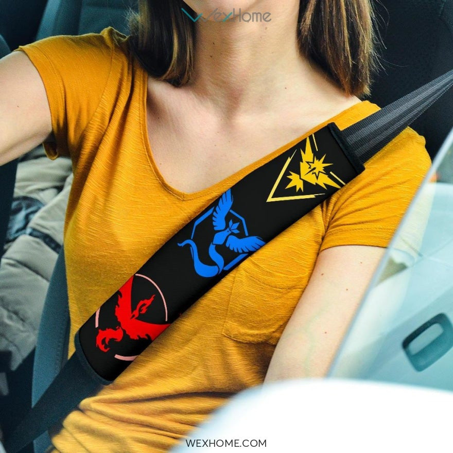 Pokemon Anime Seat Belt Covers | Pokemon Legendary Energy Belt Covers