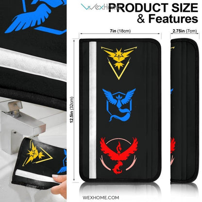 Pokemon Anime Seat Belt Covers | Pokemon Legendary Energy Belt Covers