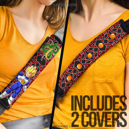 Dragon Ball Anime Seat Belt Covers | DB Vegeta With Dragon Belt Covers