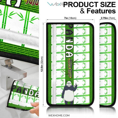 Jujutsu Kaisen Anime Seat Belt Covers | Jujutsu Kaisen Panda Bamboo Belt Covers