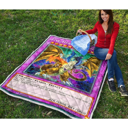 Five-Headed Dragon Quilt