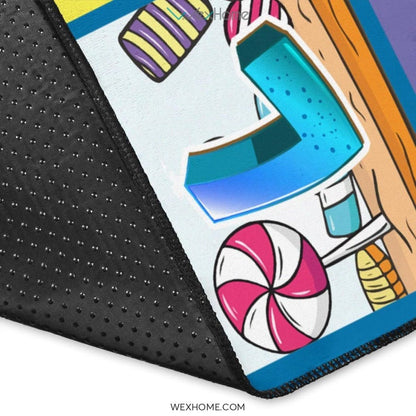 Children Numbers & Alphabet Educational Nursery Area Rug