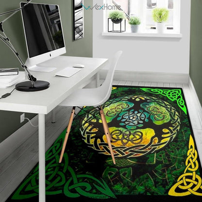 Celtic Knot Work Tree Of Life Nursery Area Rug