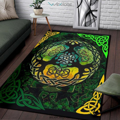 Celtic Knot Work Tree Of Life Nursery Area Rug