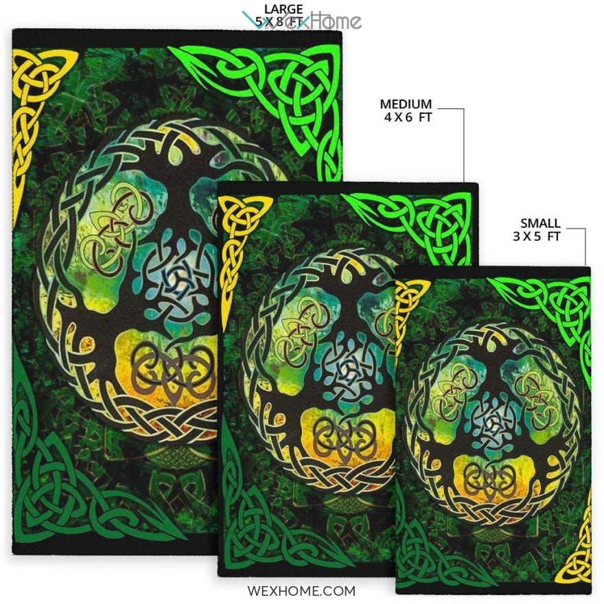 Celtic Knot Work Tree Of Life Nursery Area Rug