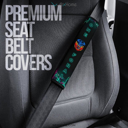My Hero Academia Anime Seat Belt Covers | MHA All Might Power Neon Belt Covers