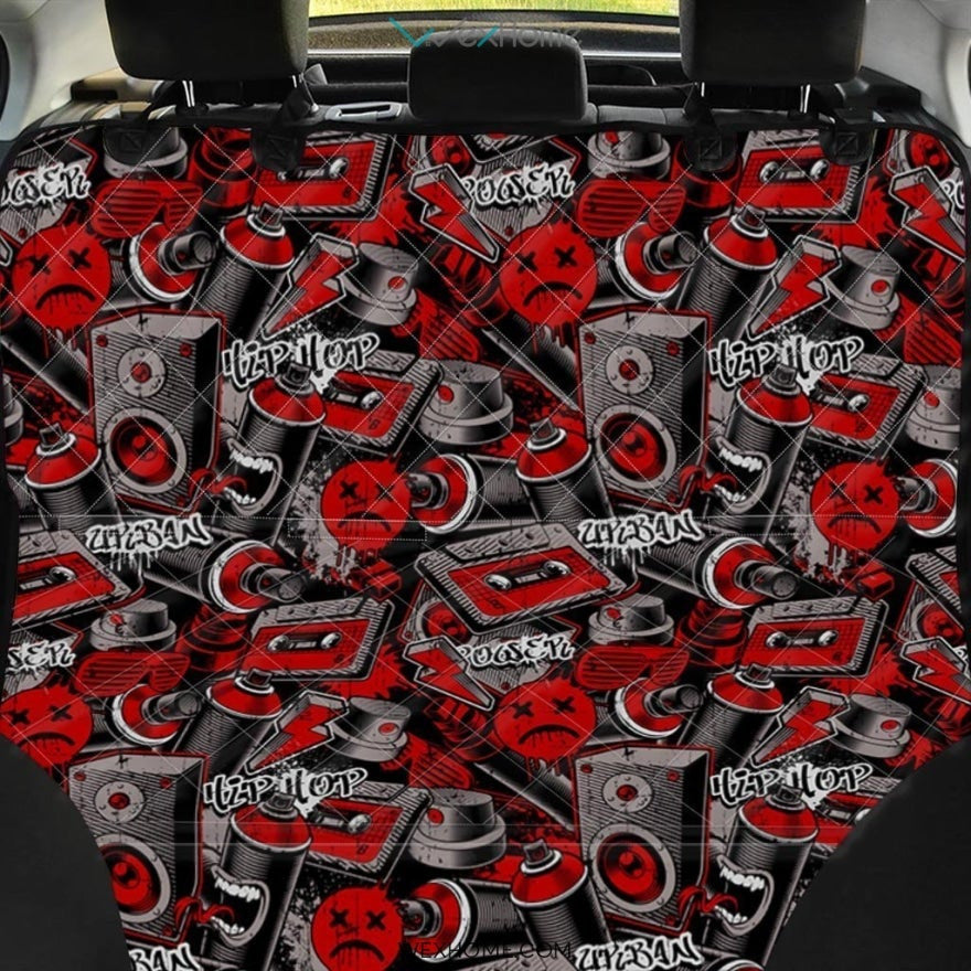Urban Graffiti HipHop Print Pet Car Seat Cover