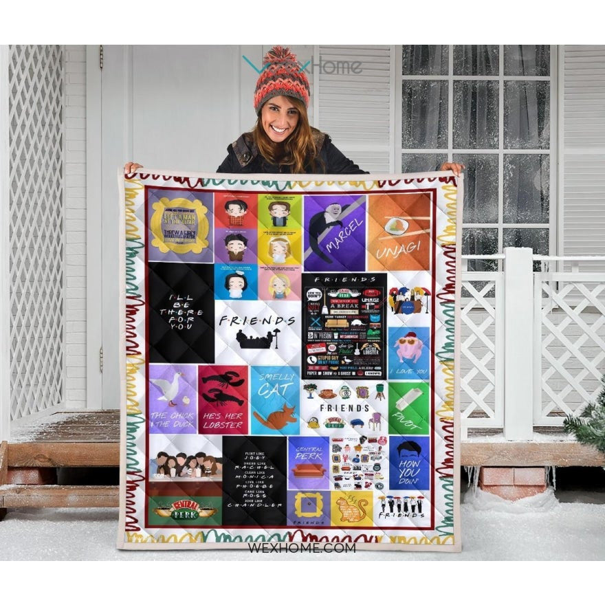 Friends Movie Printed Quilt