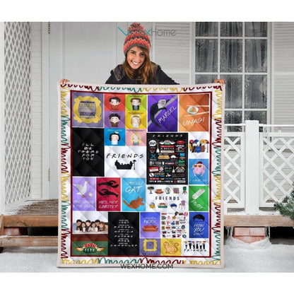 Friends Movie Printed Quilt