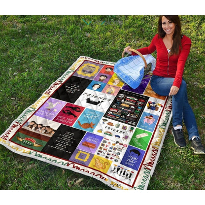 Friends Movie Printed Quilt