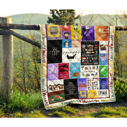 Friends Movie Printed Quilt