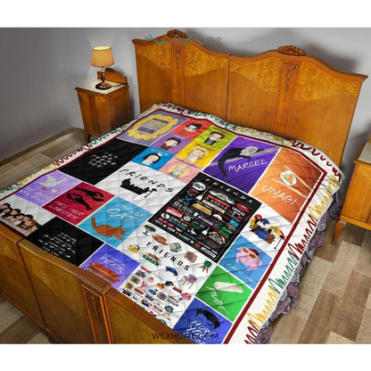 Friends Movie Printed Quilt