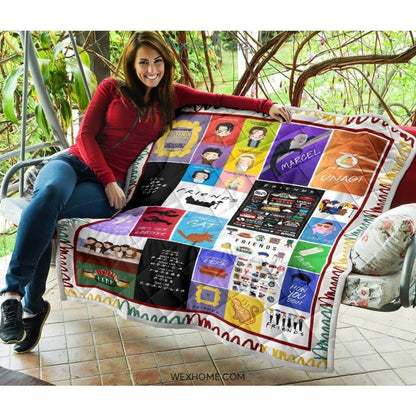 Friends Movie Printed Quilt