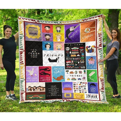 Friends Movie Printed Quilt