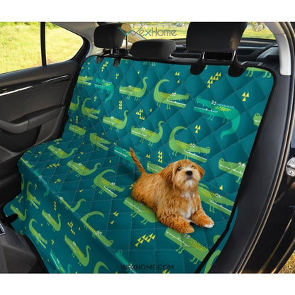 Crocodile Print Pattern Pet Car Seat Cover