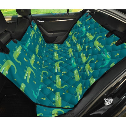 Crocodile Print Pattern Pet Car Seat Cover
