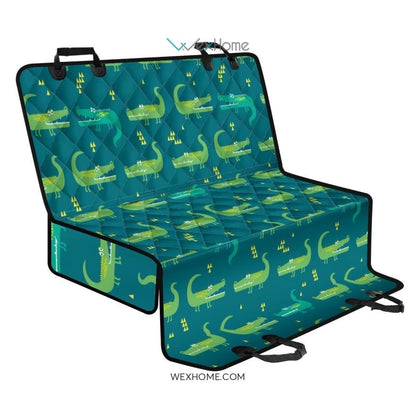 Crocodile Print Pattern Pet Car Seat Cover