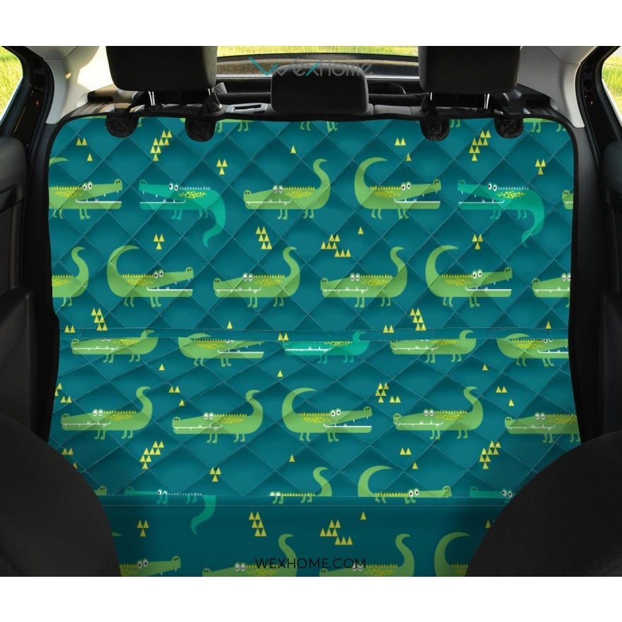 Crocodile Print Pattern Pet Car Seat Cover