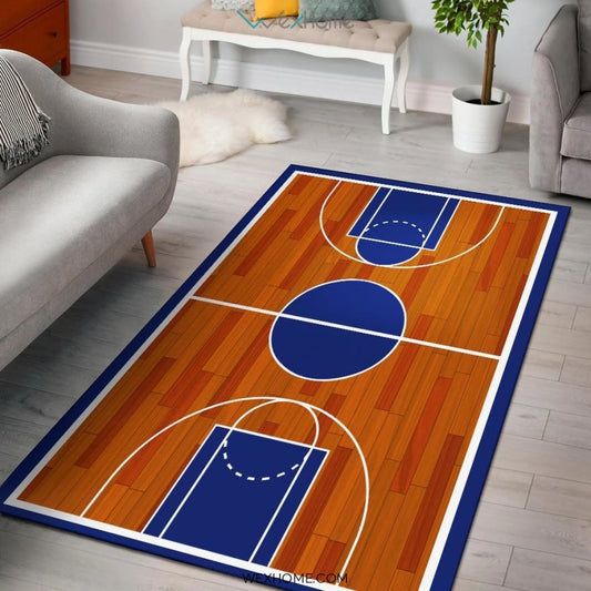 Basketball Ground Nursery Area Rug